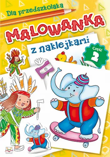 Okładka: Malowanka z naklejkami cz. 2