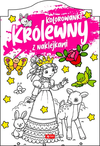 Okładka: Królewny. Kolorowanka z naklejkami