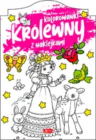 Okładka: Królewny. Kolorowanka z naklejkami