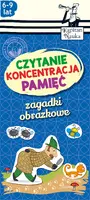 Okładka: Zagadki obrazkowe Czytanie Koncentracja Pamięć 6-9 lat