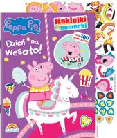 Okładka: Peppa Pig. Naklejki na numerki. Dzień na wesoło