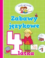 Okładka: Mali geniusze. Zabawy językowe 4 latka