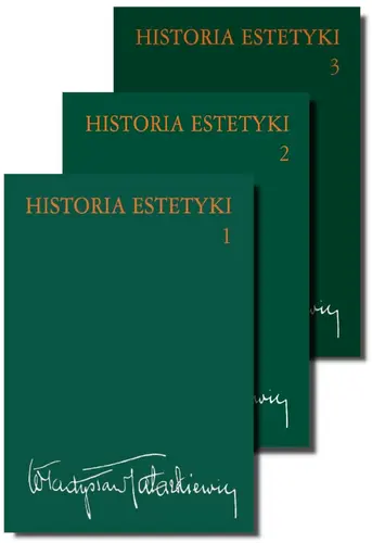 Okładka: Historia estetyki Tom 1-3