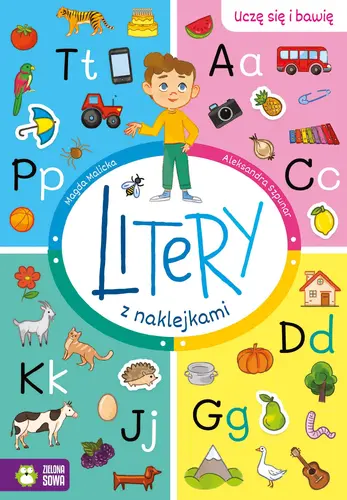 Okładka: Uczę się i bawię. Litery z naklejkami