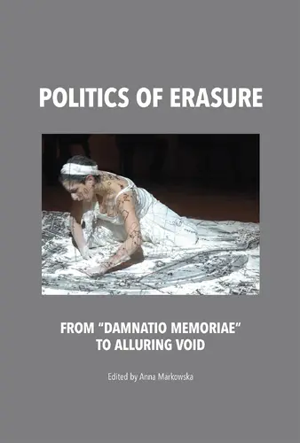 Okładka: Politics of erasure