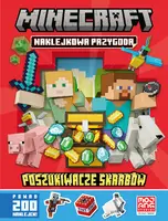 Okładka: Minecraft. Naklejkowa przygoda. Poszukiwacze skarbów