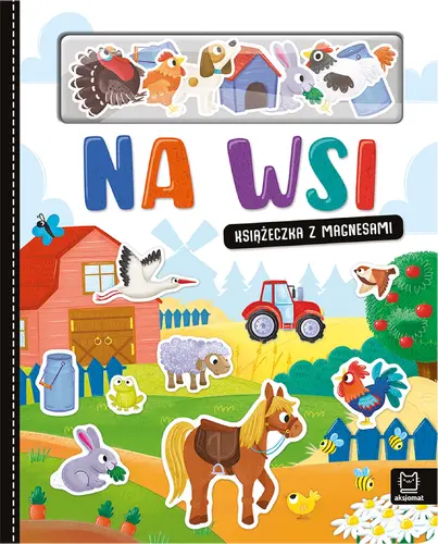 Okładka: Na wsi. Książeczka z magnesami