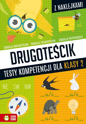 Okładka: Drugoteścik. Testy kompetencji dla klasy 2