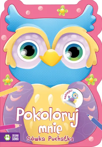 Okładka: Pokoloruj mnie. Sówka Puchatka