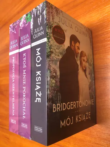 Okładka: PAKIET Bridgertonowie Mój książę/Ktoś mnie pokochał/Propozycja dżentelmena