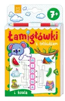 Okładka: Łamigłówki z ołówkiem i koalą. Od 7 lat