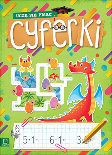 Okładka: Uczę się pisać CYFERKI od 5 lat