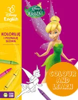 Okładka: Colour and learn! - Wróżki. Koloruje i poznaję słowa. Disney English