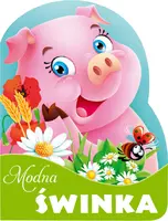 Okładka: Modna świnka. Wykrojnik