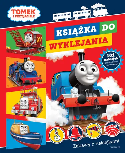 Okładka: Tomek i przyjaciele. Książka do wyklejania