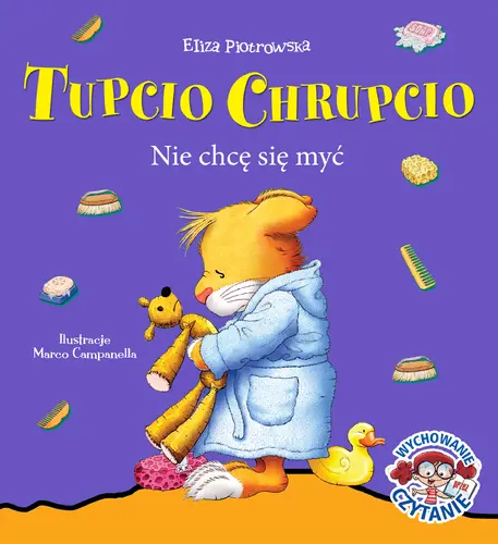 Okładka: Tupcio Chrupcio. Nie chcę się myć