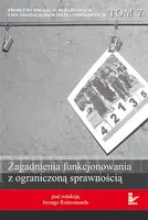 Okładka: Zagadnienia funkcjonowania z ograniczoną sprawnością