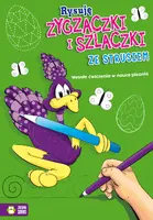 Okładka: Rysuję zygzaczki i szlaczki ze strusiem