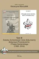 Okładka: Statuty, komentarze i inne dokumenty dotyczące Przyrzeczenia i Prawa Harcerskiego (1989–2016). Tom III