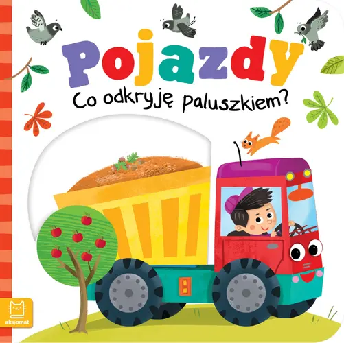 Okładka: Pojazdy. Co odkryję paluszkiem?