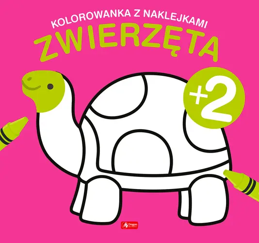 Okładka: Zwierzęta. Kolorowanka z naklejkami