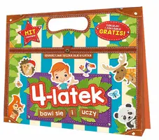 Okładka: 4-latek bawi się i uczy. Edukacyjna teczka dla czterolatka