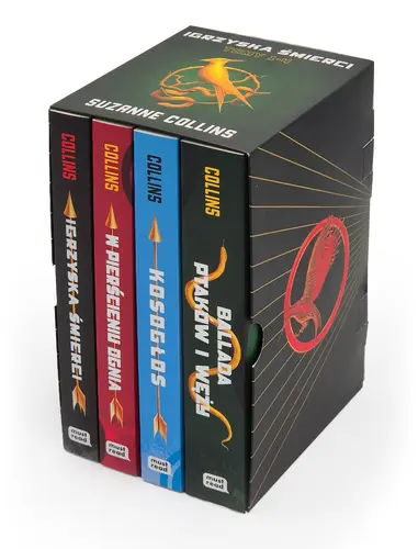 Okładka: Pakiet: Igrzyska śmierci. Tom 1-4