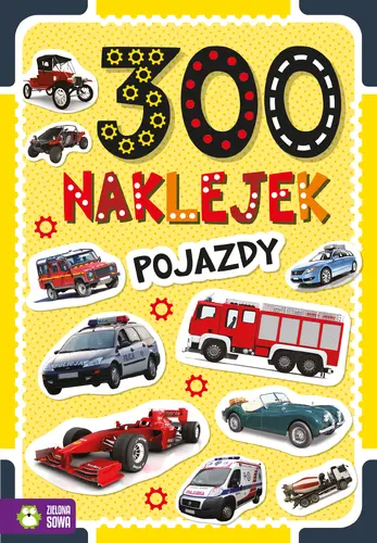 Okładka: 300 naklejek. Pojazdy
