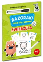 Okładka: Bazgraki uczą się rysować. Zwierzęta. Kapitan Nauka