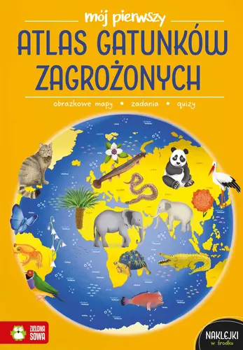 Okładka: Mój pierwszy atlas gatunków zagrożonych
