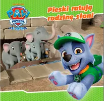 Okładka: Psi Patrol. Story. Pieski ratują rodzinę słoni