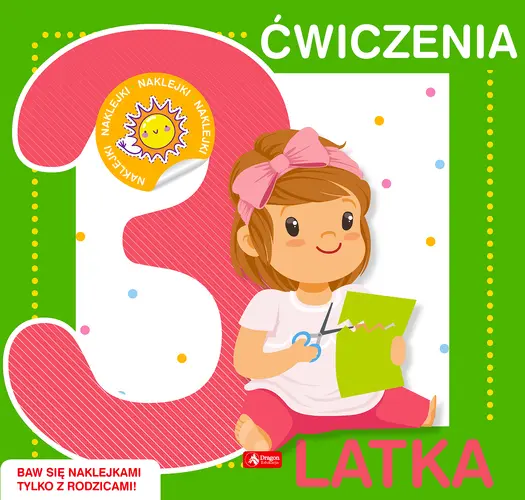 Okładka: Ćwiczenia 3-latka z naklejkami