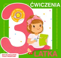 Okładka: Ćwiczenia 3-latka z naklejkami