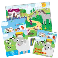 Okładka: A ja lubię zwierzęta. Zgrana paczka cz. 1