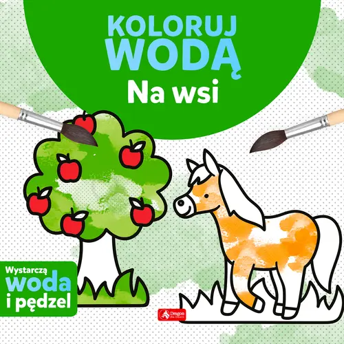 Okładka: Koloruj wodą. Na wsi
