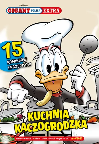 Okładka: Gigant Poleca Extra. Kuchnia kaczogrodzka. Tom 6/2025