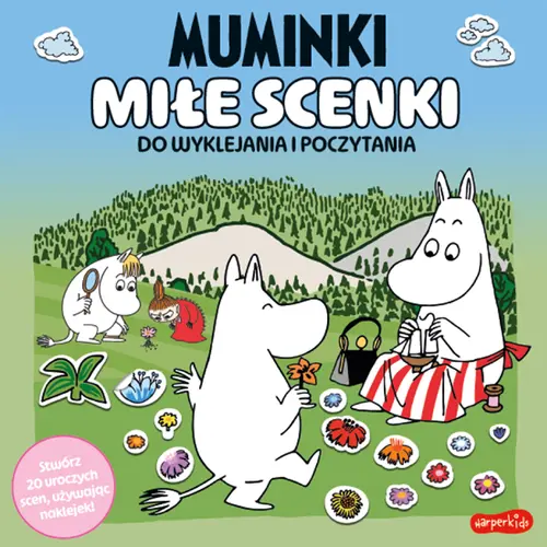 Okładka: Muminki. Miłe scenki. Do wyklejania i poczytania