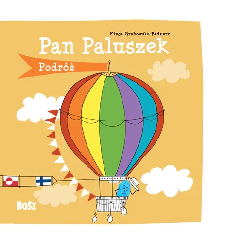 Okładka: Pan Paluszek w podróży