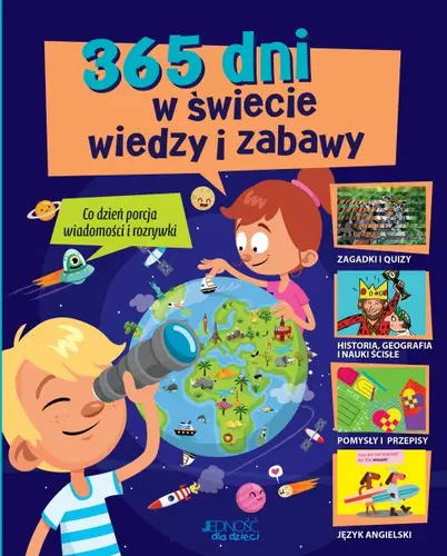 Okładka: 365 dni w świecie wiedzy i zabawy