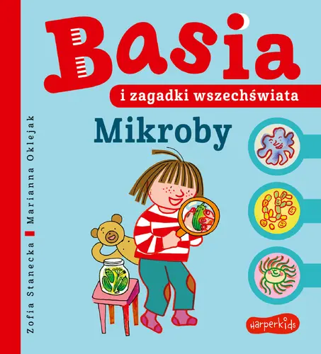Okładka: Basia i zagadki wszechświata. Mikroby