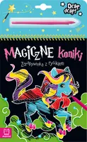 Okładka: Magiczne koniki. Zdrapywanka z rysikiem