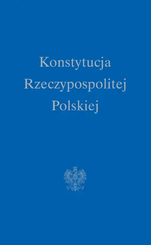Okładka: Konstytucja Rzeczypospoliej Polskiej