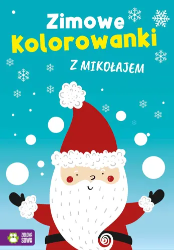 Okładka: Zimowe kolorowanki z Mikołajem