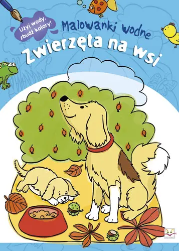 Okładka: Malowanki wodne- Zwierzęta na wsi