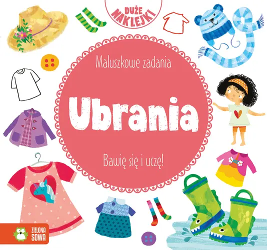 Okładka: Maluszkowe zadania. Ubrania