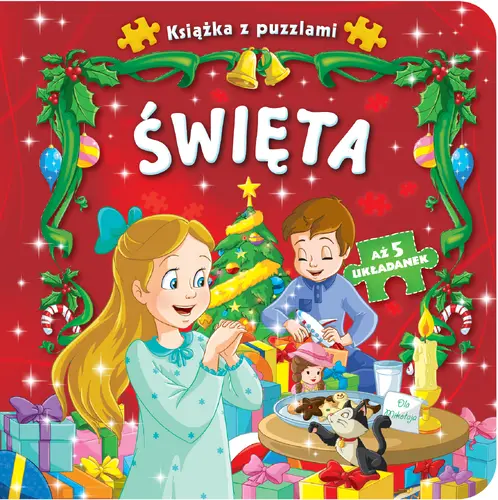 Okładka: Książka z puzzlami. Święta