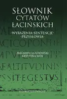 Okładka: Słownik cytatów łacińskich