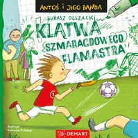 Okładka: Antoś i jego banda. Klątwa szmaragdowego flamastra. Seria detektywistyczna