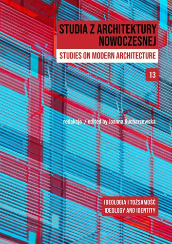 Okładka: Studia z Architektury Nowoczesnej, tom 13