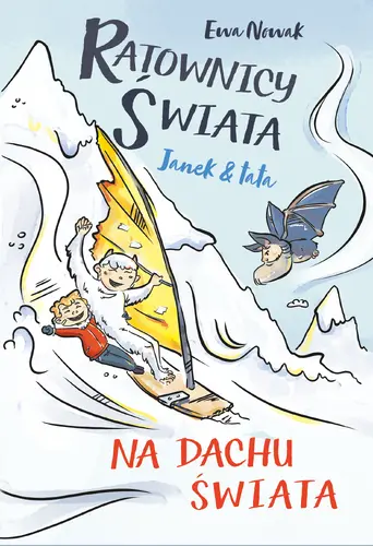 Okładka: Janek i tata. Na dachu świata
